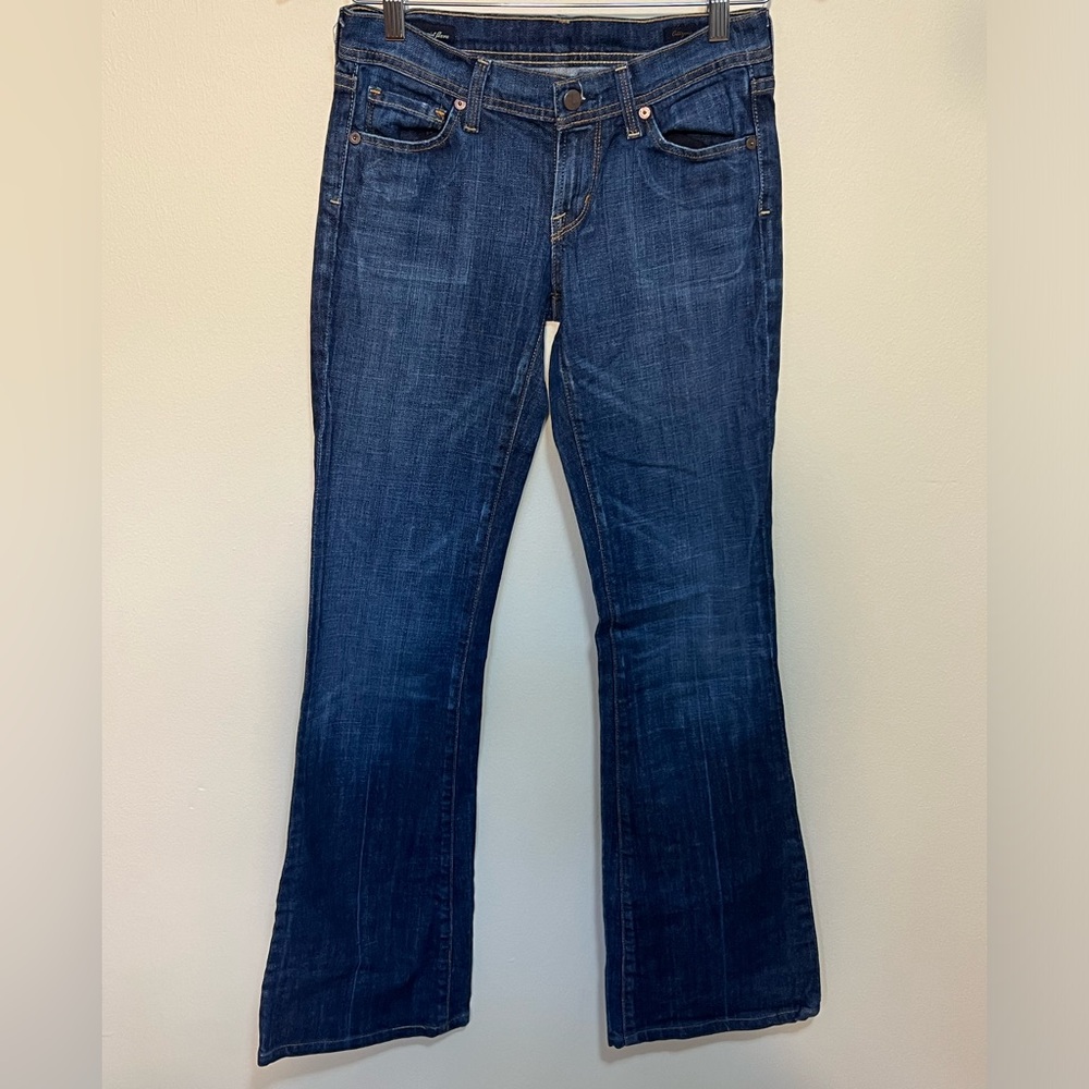 CITIZENS OF HUMANITY LOW WAIST FLARE SZ 26”